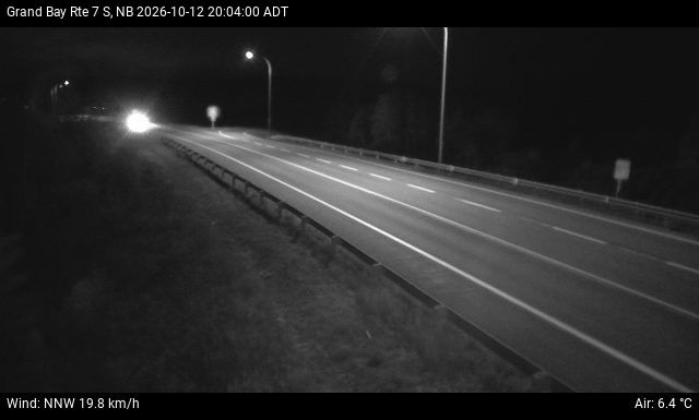 Web Cam image of Grand Bay-Westfield (NB Highway 7)