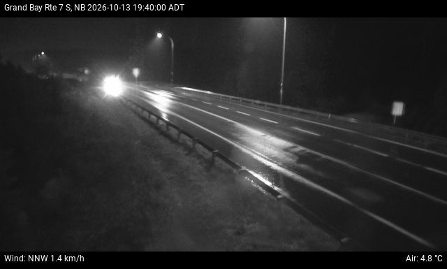 Web Cam image of Grand Bay-Westfield (NB Highway 7)