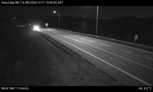 Web Cam image of Grand Bay-Westfield (NB Highway 7)