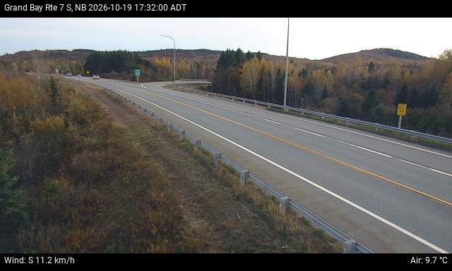Web Cam image of Grand Bay-Westfield (NB Highway 7)