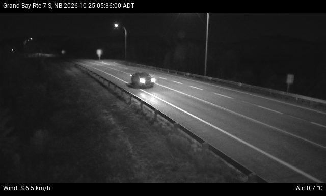 Web Cam image of Grand Bay-Westfield (NB Highway 7)