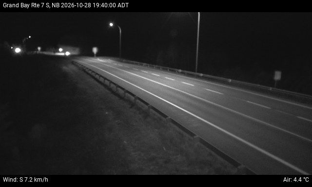 Web Cam image of Grand Bay-Westfield (NB Highway 7)