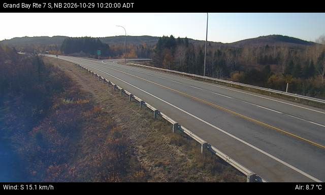 Web Cam image of Grand Bay-Westfield (NB Highway 7)