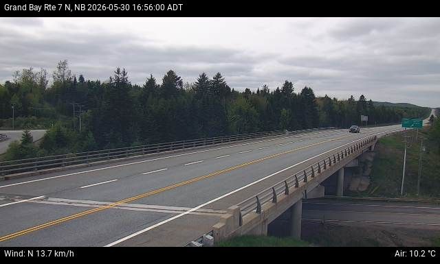 Web Cam image of Grand Bay-Westfield (NB Highway 7)