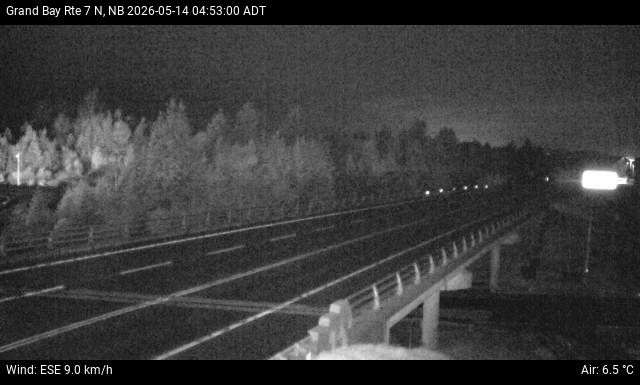 Web Cam image of Grand Bay-Westfield (NB Highway 7)