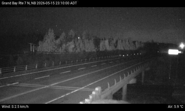 Web Cam image of Grand Bay-Westfield (NB Highway 7)