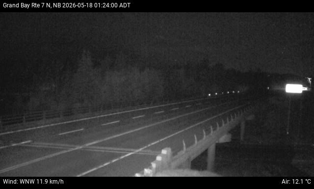 Web Cam image of Grand Bay-Westfield (NB Highway 7)