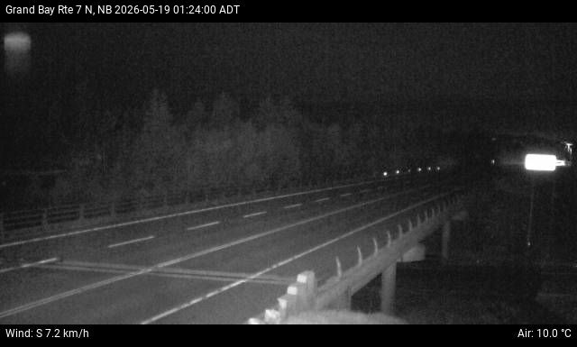 Web Cam image of Grand Bay-Westfield (NB Highway 7)
