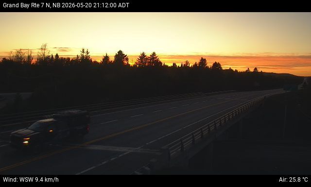 Web Cam image of Grand Bay-Westfield (NB Highway 7)
