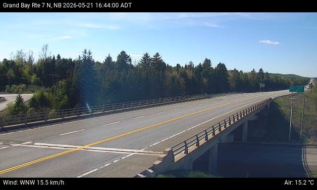 Web Cam image of Grand Bay-Westfield (NB Highway 7)