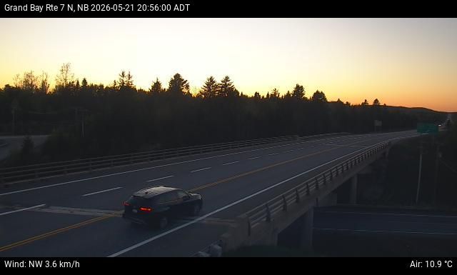 Web Cam image of Grand Bay-Westfield (NB Highway 7)