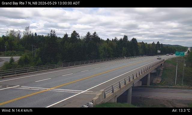 Web Cam image of Grand Bay-Westfield (NB Highway 7)