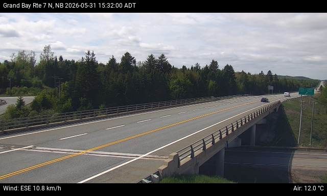 Web Cam image of Grand Bay-Westfield (NB Highway 7)