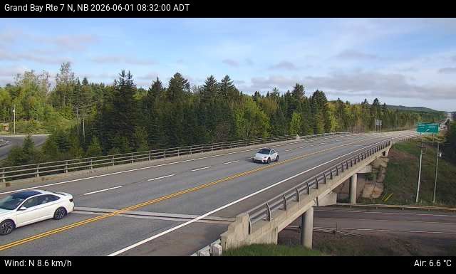 Web Cam image of Grand Bay-Westfield (NB Highway 7)