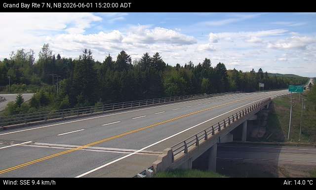 Web Cam image of Grand Bay-Westfield (NB Highway 7)
