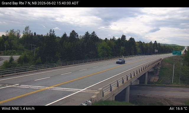 Web Cam image of Grand Bay-Westfield (NB Highway 7)