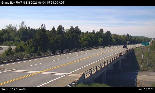 Web Cam image of Grand Bay-Westfield (NB Highway 7)
