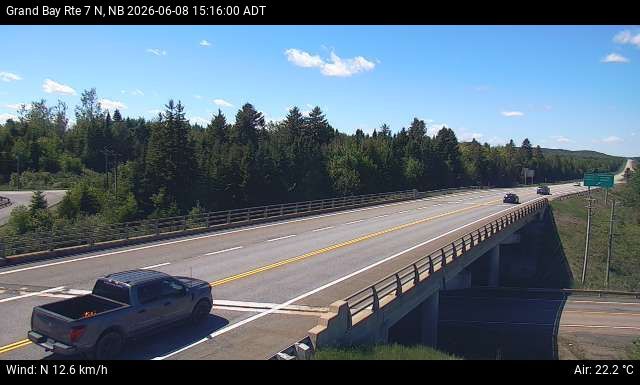 Web Cam image of Grand Bay-Westfield (NB Highway 7)