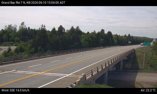 Web Cam image of Grand Bay-Westfield (NB Highway 7)