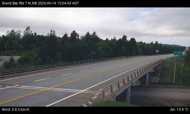 Web Cam image of Grand Bay-Westfield (NB Highway 7)