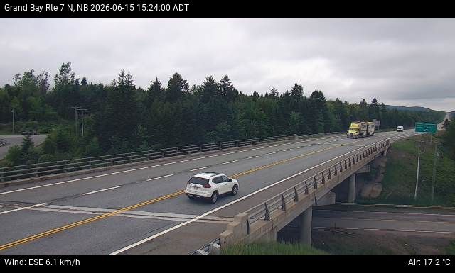 Web Cam image of Grand Bay-Westfield (NB Highway 7)