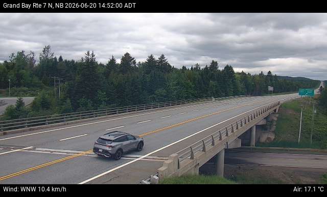 Web Cam image of Grand Bay-Westfield (NB Highway 7)
