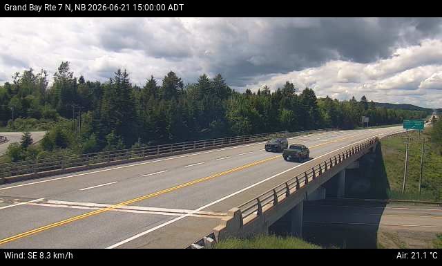 Web Cam image of Grand Bay-Westfield (NB Highway 7)