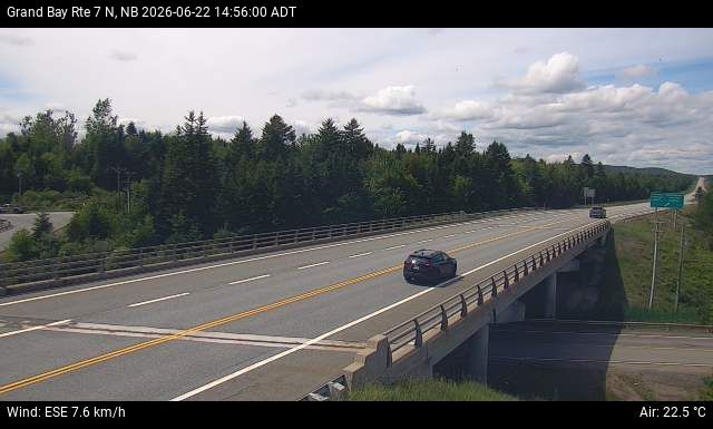 Web Cam image of Grand Bay-Westfield (NB Highway 7)