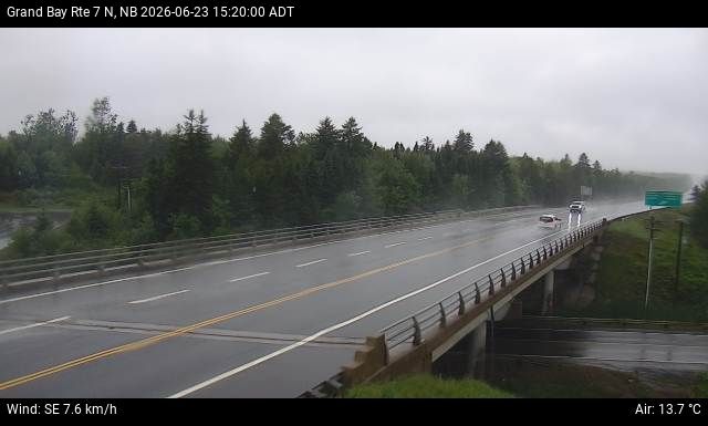 Web Cam image of Grand Bay-Westfield (NB Highway 7)