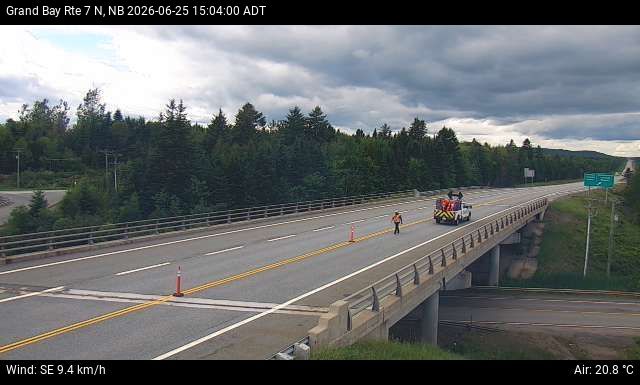 Web Cam image of Grand Bay-Westfield (NB Highway 7)