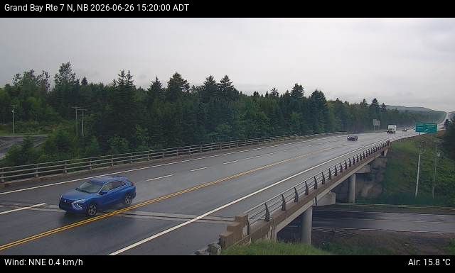 Web Cam image of Grand Bay-Westfield (NB Highway 7)
