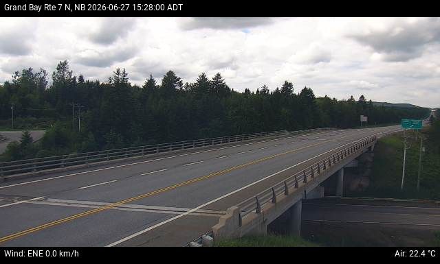 Web Cam image of Grand Bay-Westfield (NB Highway 7)