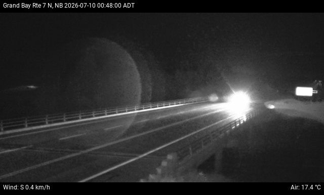 Web Cam image of Grand Bay-Westfield (NB Highway 7)