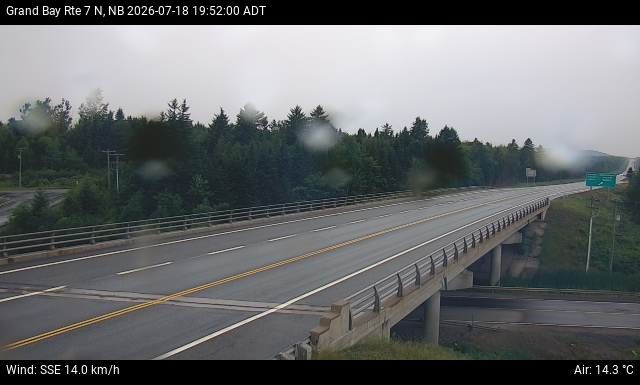 Web Cam image of Grand Bay-Westfield (NB Highway 7)