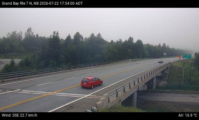Web Cam image of Grand Bay-Westfield (NB Highway 7)