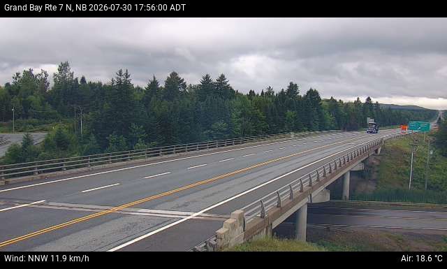 Web Cam image of Grand Bay-Westfield (NB Highway 7)