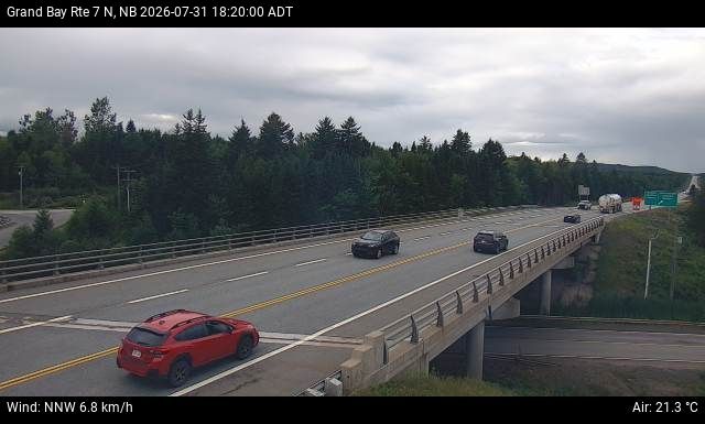 Web Cam image of Grand Bay-Westfield (NB Highway 7)