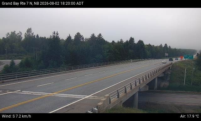 Web Cam image of Grand Bay-Westfield (NB Highway 7)