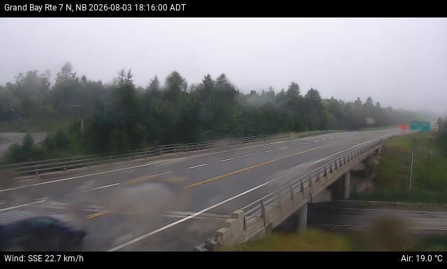 Web Cam image of Grand Bay-Westfield (NB Highway 7)