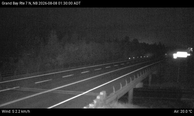 Web Cam image of Grand Bay-Westfield (NB Highway 7)