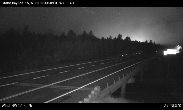 Web Cam image of Grand Bay-Westfield (NB Highway 7)