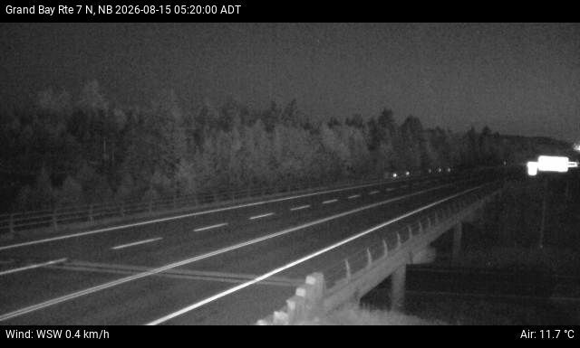 Web Cam image of Grand Bay-Westfield (NB Highway 7)