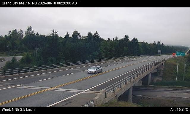 Web Cam image of Grand Bay-Westfield (NB Highway 7)