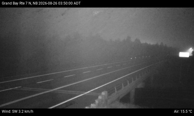 Web Cam image of Grand Bay-Westfield (NB Highway 7)