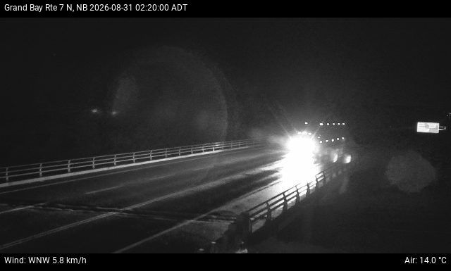 Web Cam image of Grand Bay-Westfield (NB Highway 7)