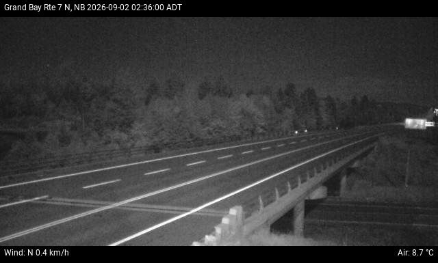 Web Cam image of Grand Bay-Westfield (NB Highway 7)