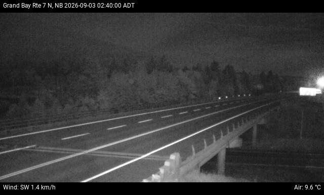 Web Cam image of Grand Bay-Westfield (NB Highway 7)