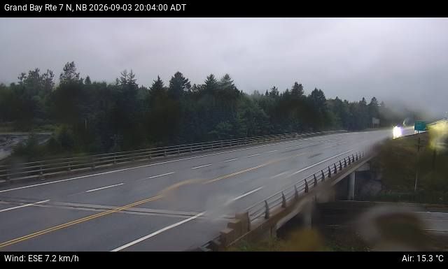 Web Cam image of Grand Bay-Westfield (NB Highway 7)
