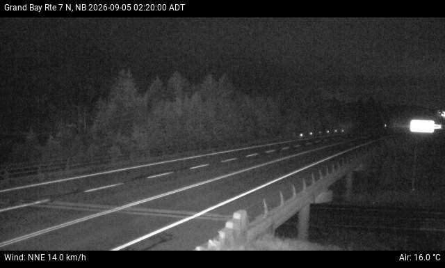 Web Cam image of Grand Bay-Westfield (NB Highway 7)