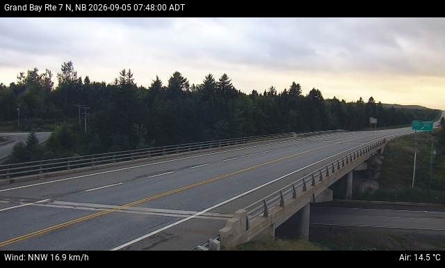 Web Cam image of Grand Bay-Westfield (NB Highway 7)